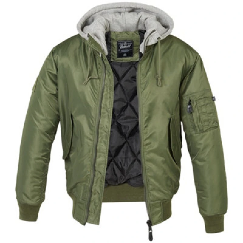Image of Brandit MA1 Sweathood Bomber Jacket olive 4XL Men
