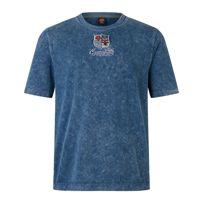 Image of Canterbury British & Irish Lions Heritage T-Shirt 2025 Mens - Blue Blue S