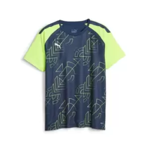 Image of Puma Graphic Jersey Jr - Blue