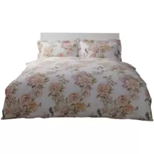 Image of Belledorm Aubrey Duvet Cover Set (Single) (Multicoloured) - Multicoloured