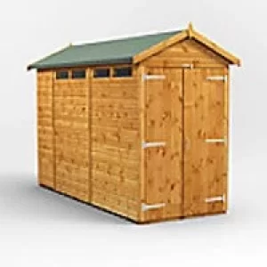 Image of Power Garden Shed 104PASSDD Golden Brown 10x4
