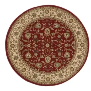 Image of Oriental Weavers Kendra Round Rug Red 137 R 120X120cm