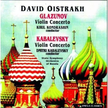 Image of Oistrakh - Glazunov: Violin Concerto/Kabalevsky: Violin Concerto CD