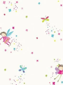 Image of Arthouse Fairy Dust White Wallpaper