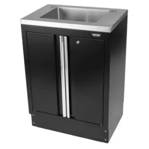 Image of Draper BUNKER&amp;#174; Modular Floor Cabinet with Sink, 2 Door, 680mm