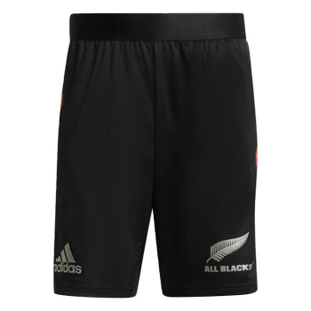 Image of adidas All Blacks Primeblue Rugby Gym Shorts Mens - Black