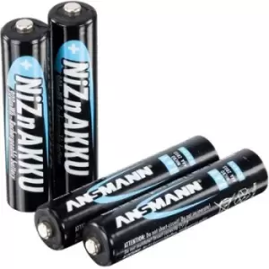 Image of Ansmann HR03 AAA battery (rechargeable) NiZn 550 mAh 1.6 V 4 pc(s)