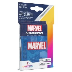 Image of Gamegenic Champions Art Sleeves: Marvel Blue (50-Pack)
