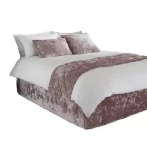 Image of Riva Home Verona Bed Runner (50x200cm) (Blush)