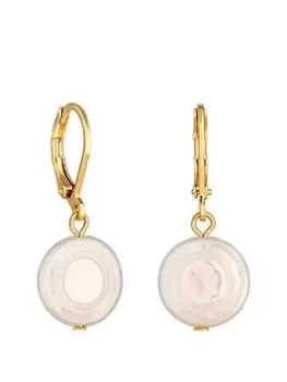 Image of Jon Richard Jon Richard Gold Plated Freshwater Pearl Earrings