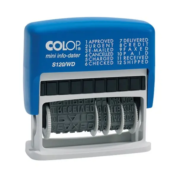 Image of Colop COLOP Self Inking Dial-A-Phrase Dater S120WD S120WD