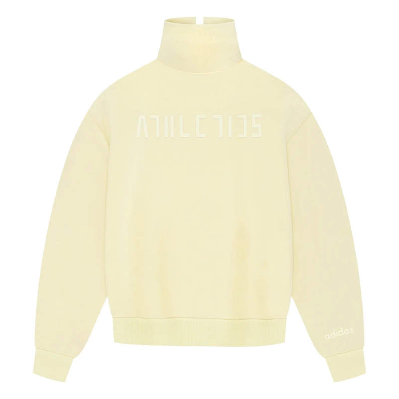 Image of adidas Womens Performance Tracksuit Top Pale Yellow female 8 (XS)