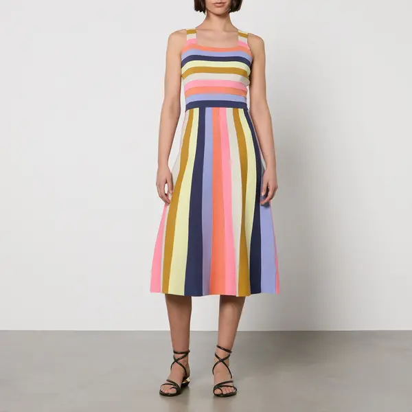 Image of Paul Smith Striped Knit Dress - L