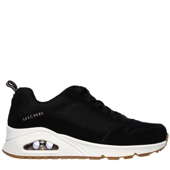 Image of Skechers Uno Trainers Ladies - Black