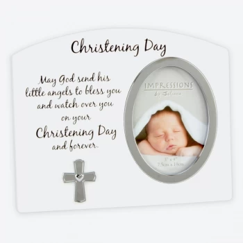 Image of 3" x 4" - Celebrations Christening Day Photo Frame