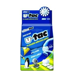 Image of Ultraloc U-Tac Re-Usable Adhesive Putty White Pack of 12 SUUT12