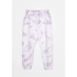 Image of Missguided Plus Size Missguided Tie Dye Joggers - Purple