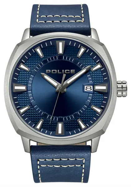 Image of Police PEWJB9003503 UNDAUNTED Quartz Date (48mm) Blue Dial Watch