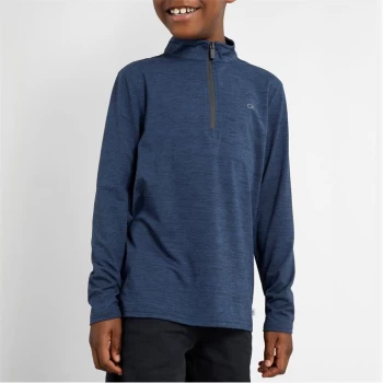 Image of Calvin Klein Golf Zip Top - Navy