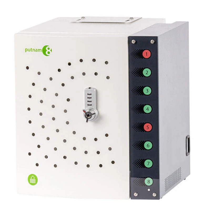 Image of lockncharge LocknCharge LNC10530 portable device management cart/cabinet Portable device management cabinet Black, Grey LNC10530