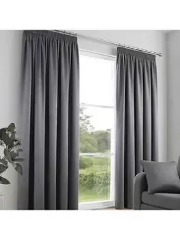 Image of Fusion Galaxy Dim Out Lined Curtains