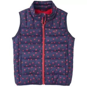 Image of Crew Clothing Girls Lightweight Padded Body Warmer Gilet Age 7-8- Chest 30', (75cm)