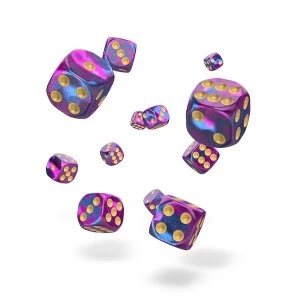 Image of Oakie Doakie Dice D6 Gemidice (Amethyst)