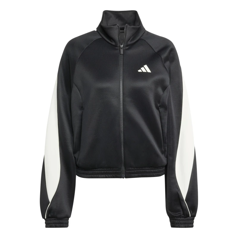 Image of adidas Womens Tracksuit Top Tracksuit Tops S (8-10) Black 66908903330