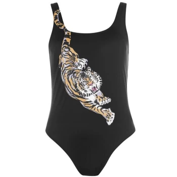 Image of Biba Tiger Beach Swimsuit - Black