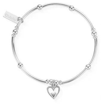Image of ChloBo Womens Mini Noodle Ball Heart In Heart Bracelet Jewellery