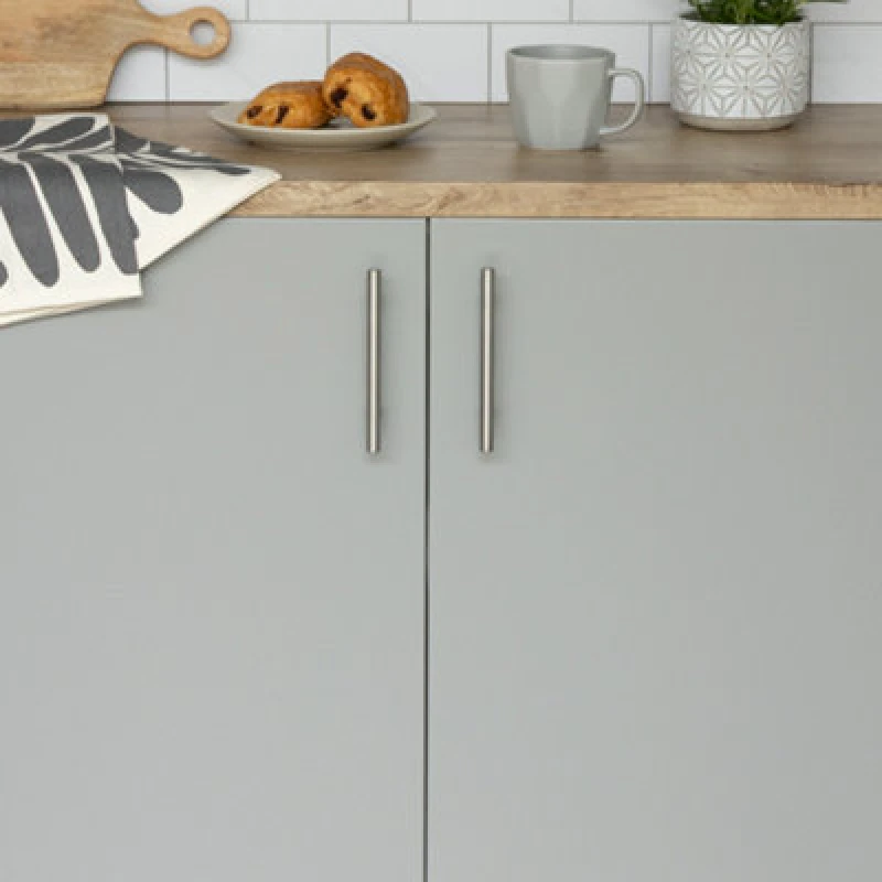 Image of D-C-Fix Plain Matt Grey Self Adhesive Vinyl Wrap Film For Kitchen Doors And Furniture 2.1M(L) 90Cm(W)