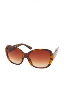 Image of Accessorize Savannah Glam Square Sunglasses - Tortoiseshell