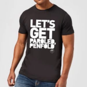 Image of Danger Mouse Let's Get Paroled Penfold Mens T-Shirt - Black - M