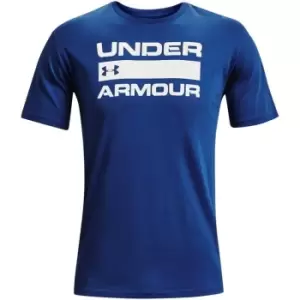 Image of Under Armour Team Issue Wordmark T-Shirt Mens - Blue