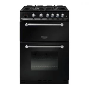 Image of Rangemaster KCH60NGFBLC Kitchener 60cm Gas Cooker with Double Oven