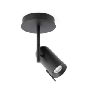 Image of Orleans 1 Light Spotlight Black, GU10