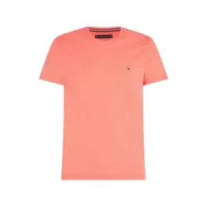 Image of Tommy Hilfiger Stretch Slim Fit T-Shirt - Orange
