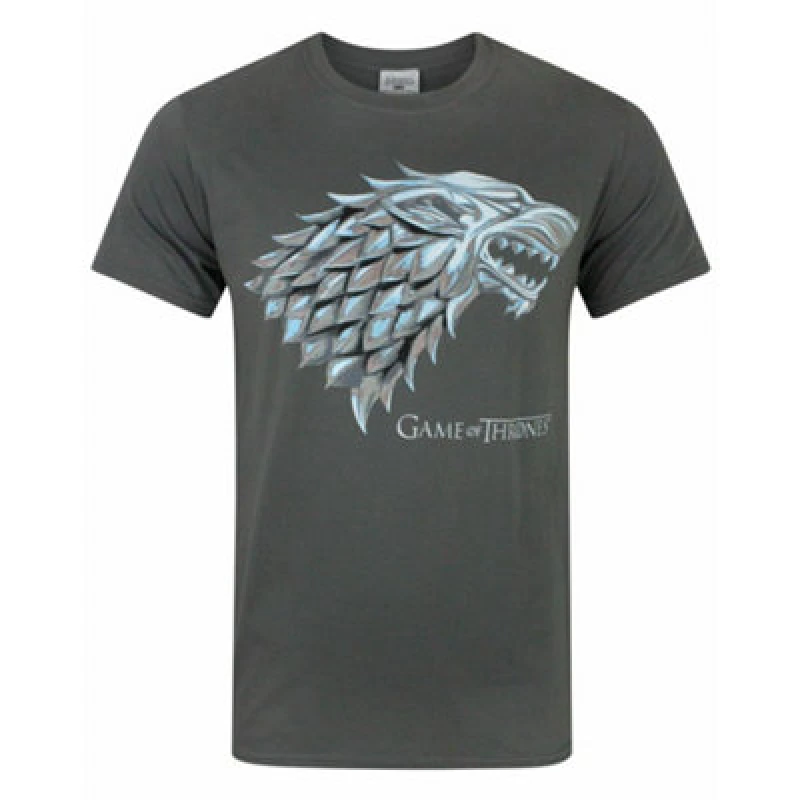 Image of Game of Thrones Short Sleeved T-Shirt (Mens Grey)