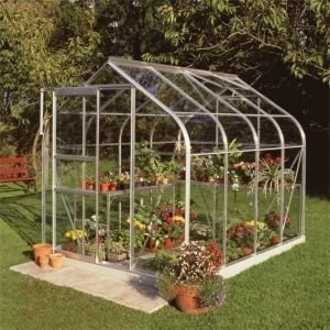 Image of BQ Metal 6x8 Horticultural glass greenhouse