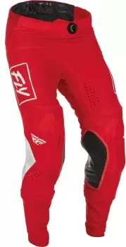 Image of FLY Racing Lite Pants Red White 30