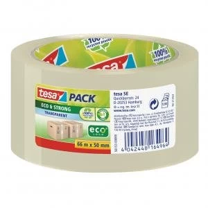 Image of tesa EcoLogo PP Tape 50mmx66m Transparent 58153 Pack 6 34427TE