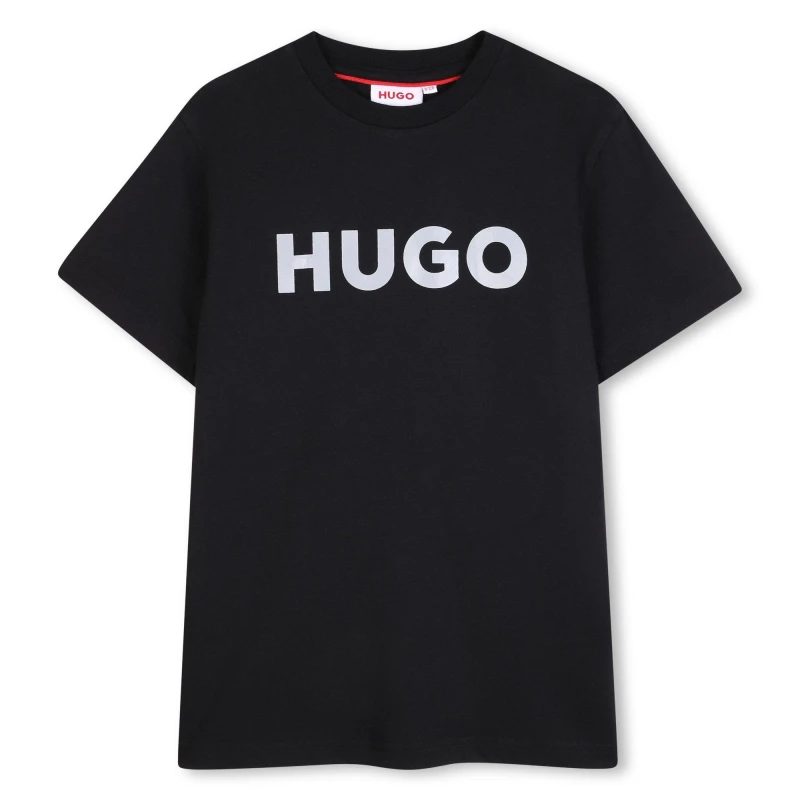Image of Hugo SS T Shirt Jn63 Regular Fit T-Shirts 6Y Black 59607203155