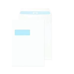 Image of Q-Connect C4 Envelopes Window Peel and Seal 100gsm White Pack of 250