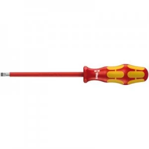 Image of Wera 160 i VDE Slotted screwdriver Blade width 3mm Blade length 100 mm DIN EN 60900