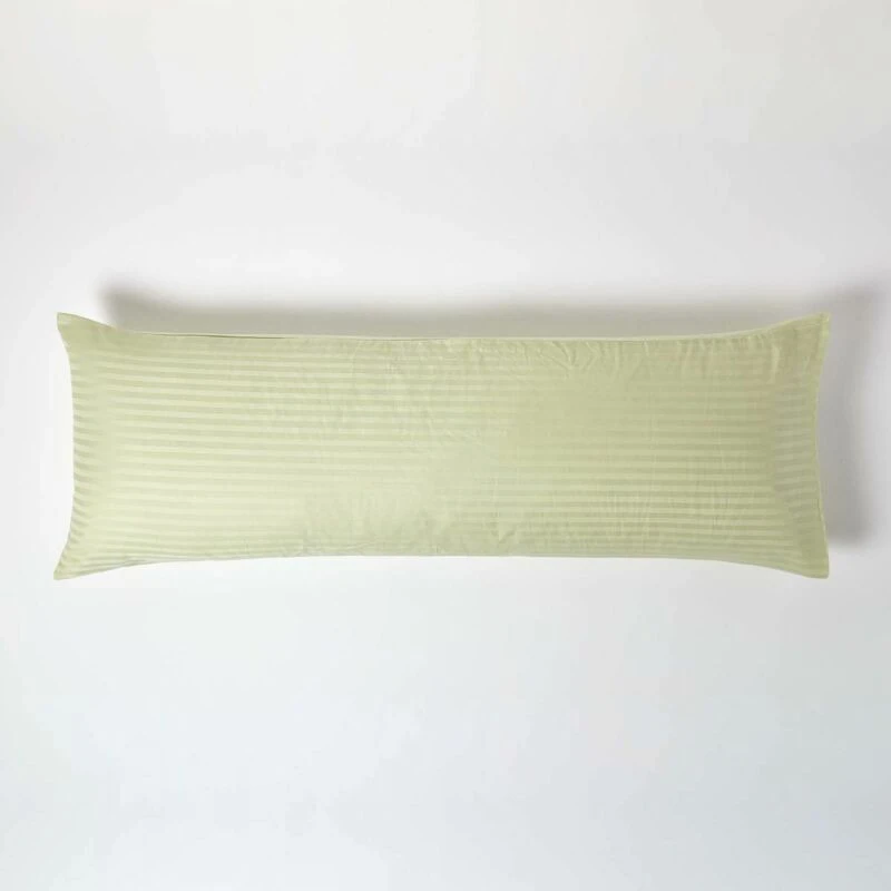 Image of Homescapes Egyptian Cotton Ultrasoft Body Pillowcase 330 TC Green