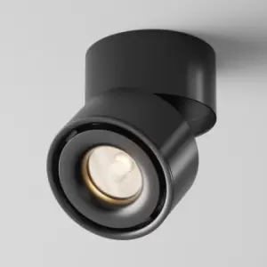 Image of Maytoni Yin Dimmable Surface Mounted Downlight Black 3000K