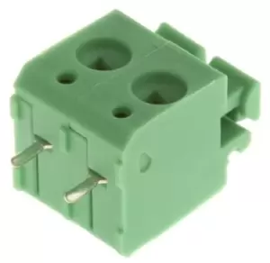 Image of Phoenix Contact PTS 1.5/ 2-5.0-H 2-pin PCB Terminal Strip, 5mm Pitch Rows