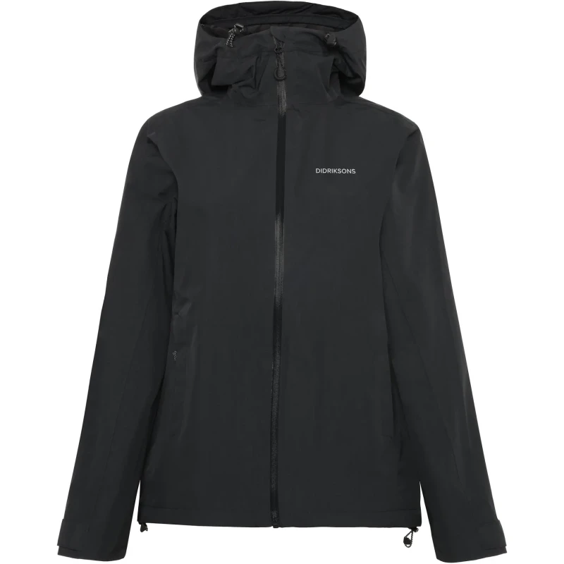 Image of Womens hooded jacket Didriksons Trinya Noir Female 44