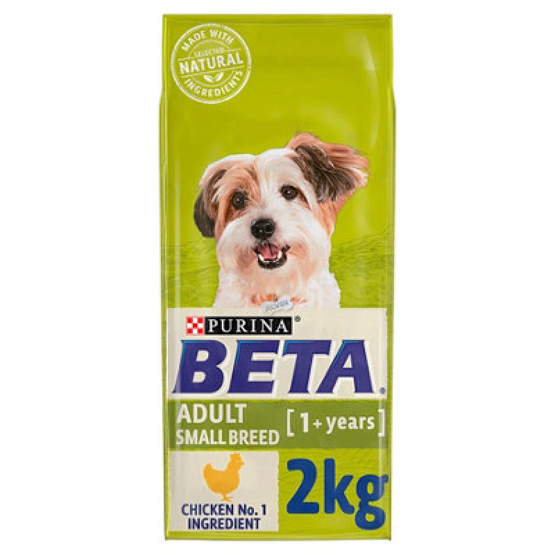 Image of Beta Adult Small Breed Dry Dog Food With Chicken 2Kg