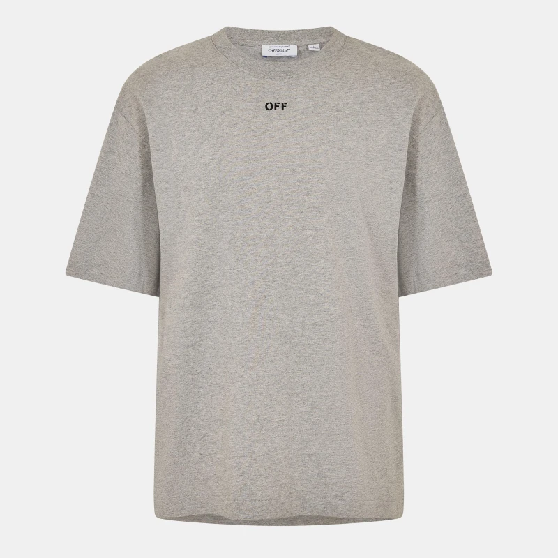 Image of Off White Mens Skate T-Shirt Grey/Black male XS